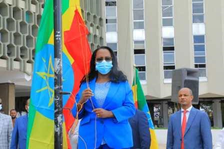 የሰንደቅ ዓላማ ቀን በአዲስ አበባ ከተማ ደረጃ ተከበረ።