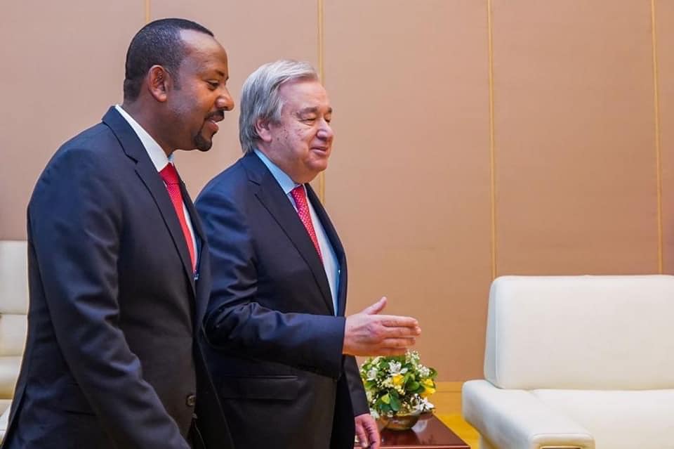 የተባበሩት መንግሥታት ዋና ጸሐፊ አንቶኒዮ ጉተሬዝ ወደ ኢትዮጵያ እንኳን ደኅና መጡ:: 