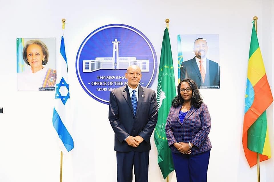  በኢትዮጵያ የእስራኤል አምባሳደር አለልኝ አድማሱን ዛሬ በጽህፈት ቤታቸው ተቀብለዋል፡፡  