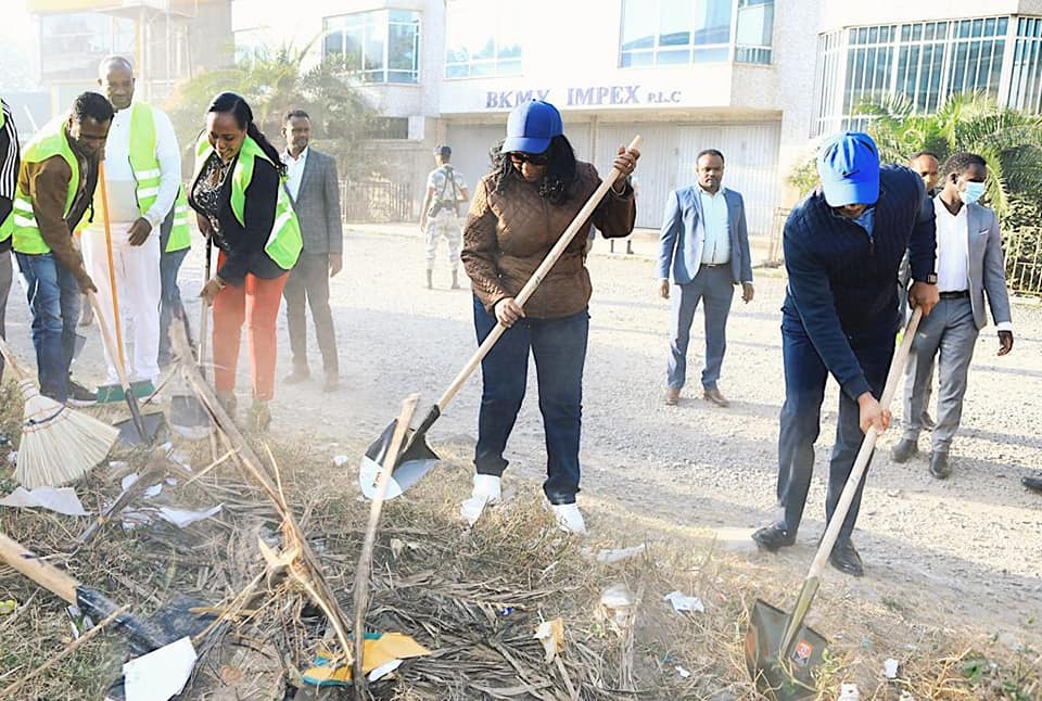 “የ"ህዳር ሲታጠን" የፅዳት ዘመቻ በአዲስ አበባ ተካሄደ